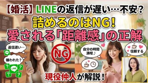 婚活でLINEを送りすぎていませんか？相手との距離感が交際を左右する理由📱💕